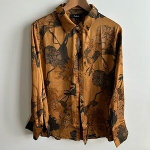 Aakaa Silky Floral Top